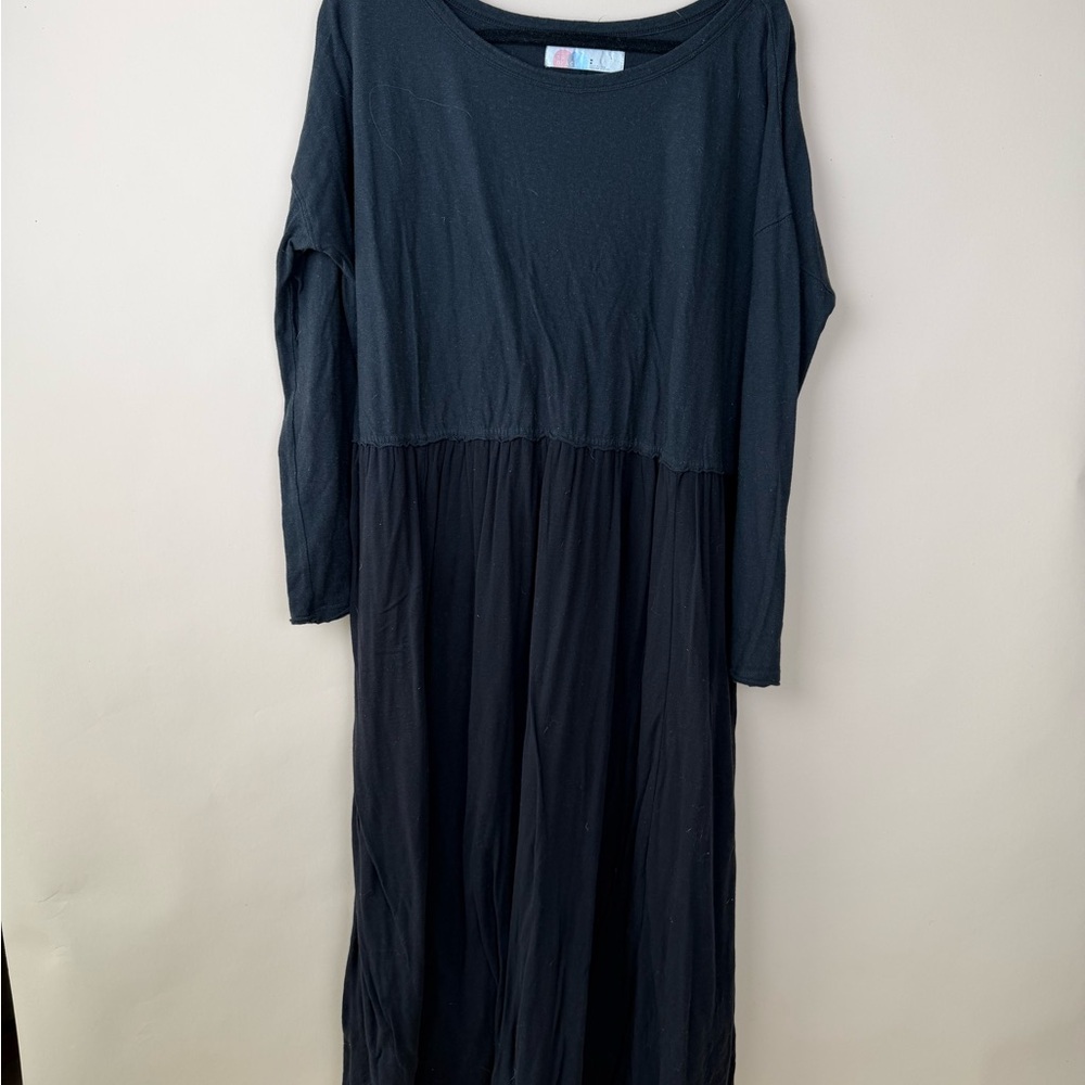 Free People Black Long Sleeve Dress